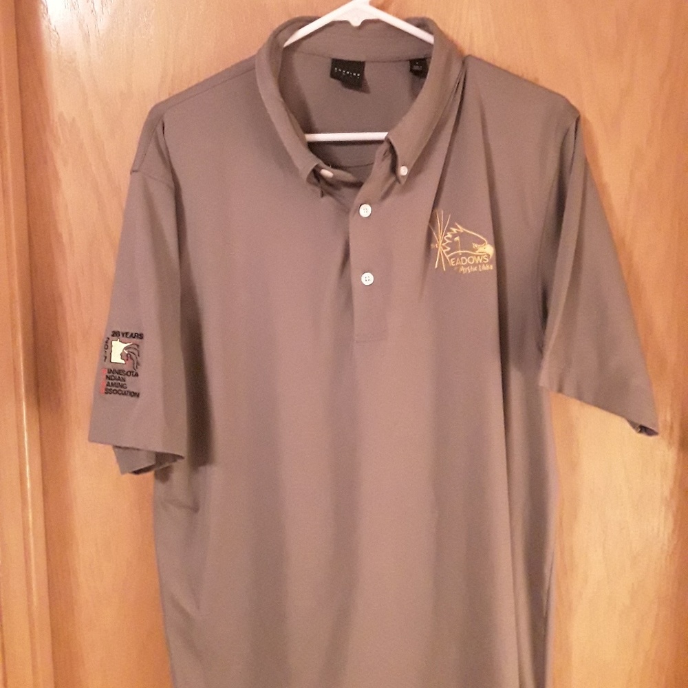 The Meadows Golf Shirt  Mens Size Large